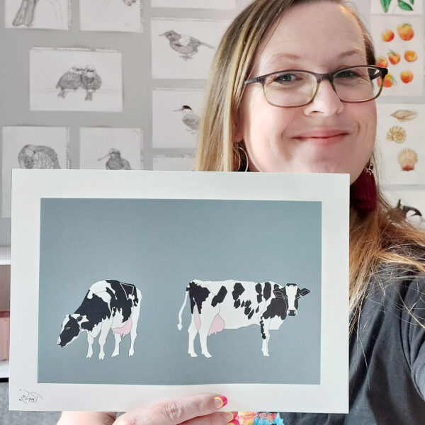 Dairy Cows Art Print