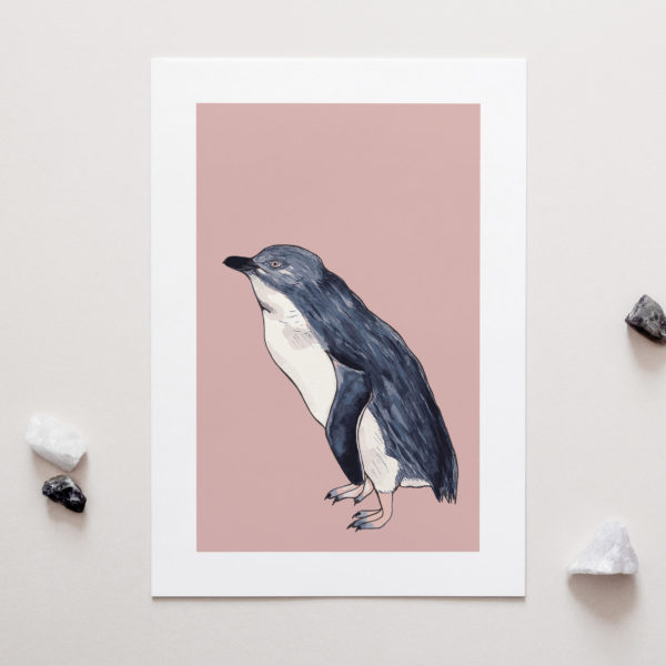 Little Blue Penguin Art Print