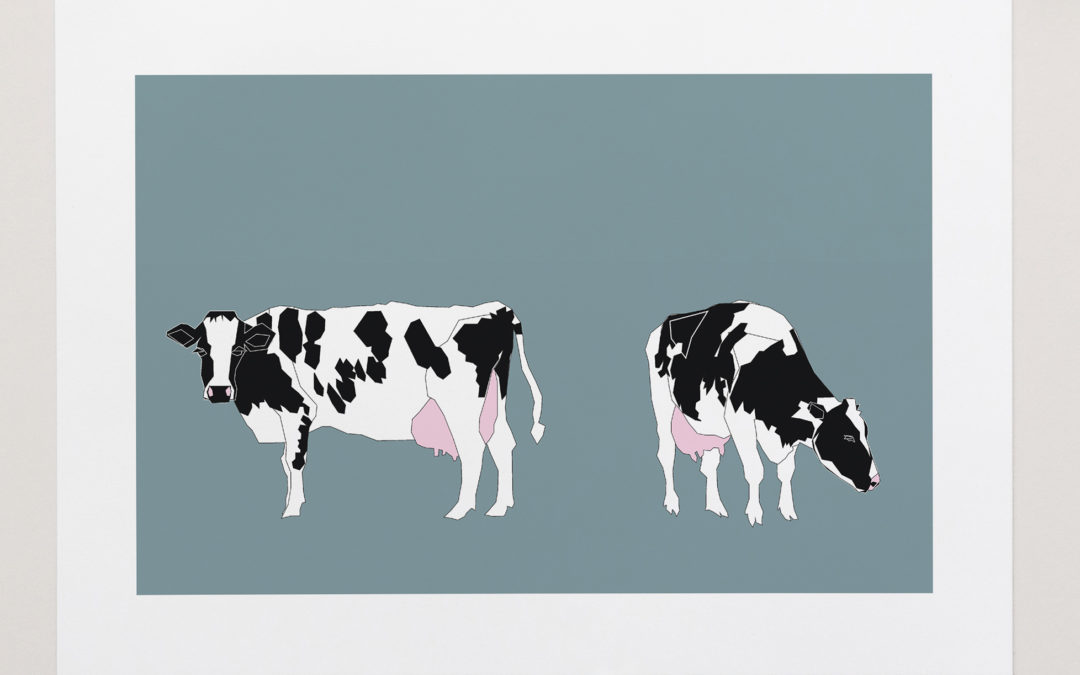 Dairy Cows Art Print