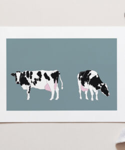 Dairy Cows Art Print