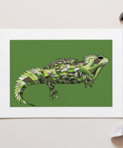 Tuatara Art Print