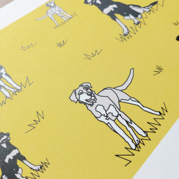 Working Farm Dogs Art Print