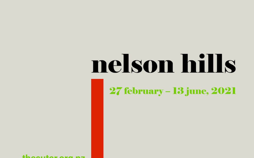 Nelson Hills Exhibition Title Graphic Design