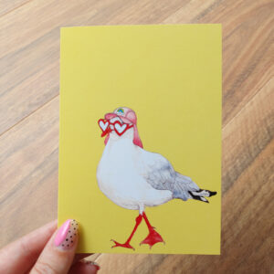 Stevie the Seagull Greeting Card