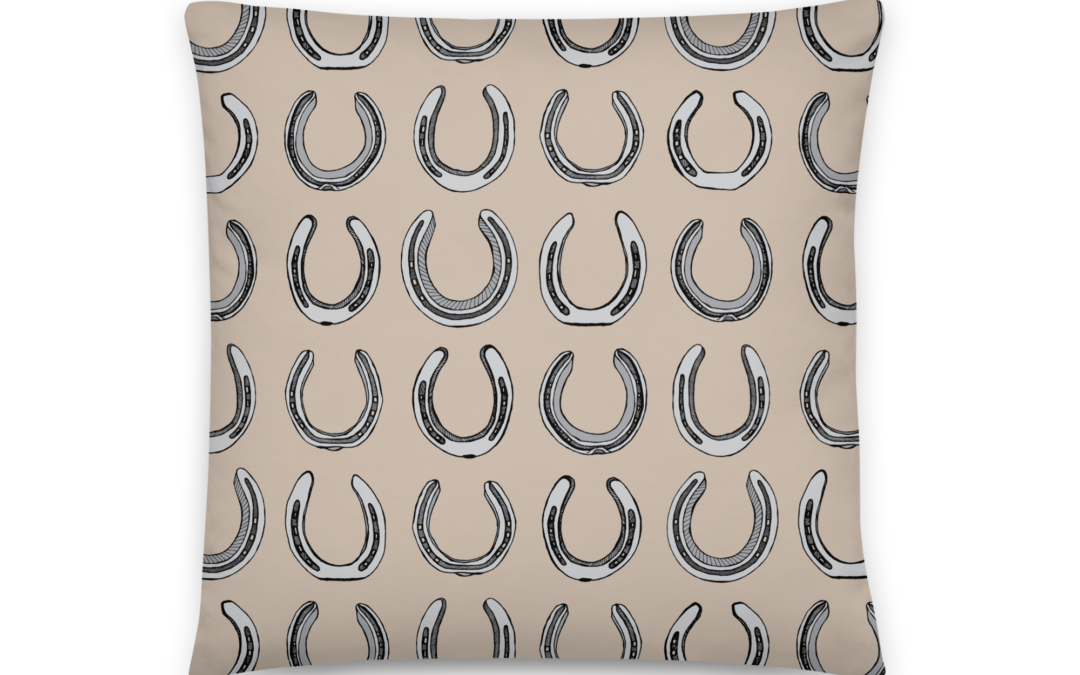 Lucky Horsehoes Cushion / Pillow
