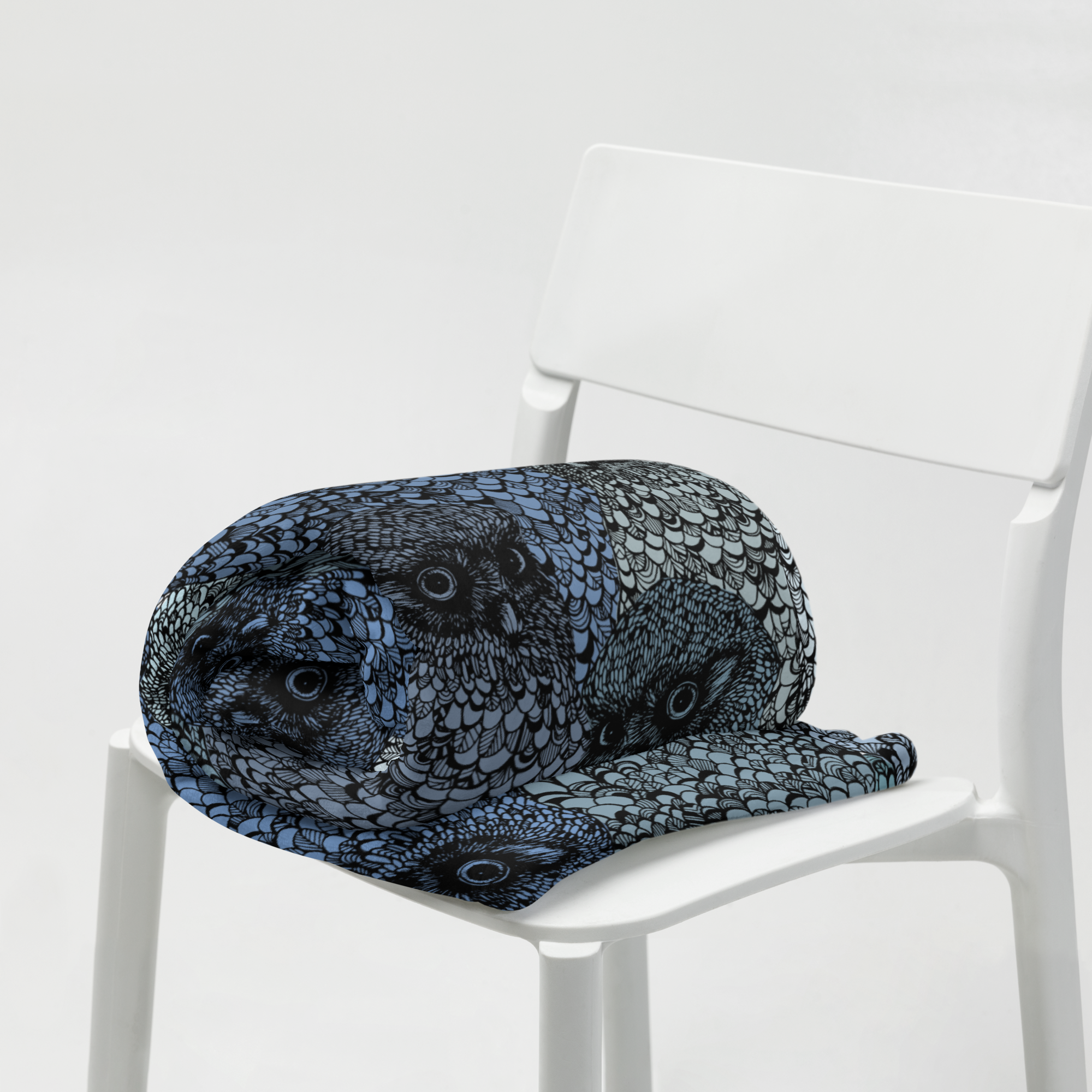 Morepork Throw Blanket (NZ Native Owl) - Image 4