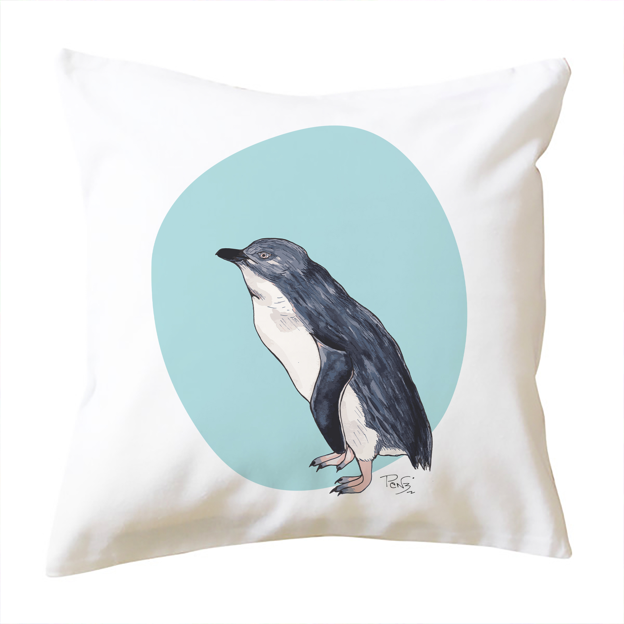 Penguin Cushion Cover, The Adorable Korora Cushion Cover, homewares