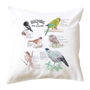 Birding in NZ Cushion