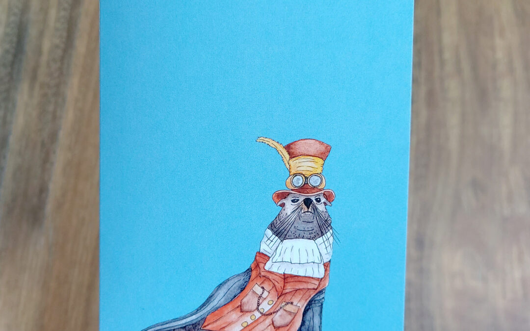 Fergus the Furseal Greeting Card
