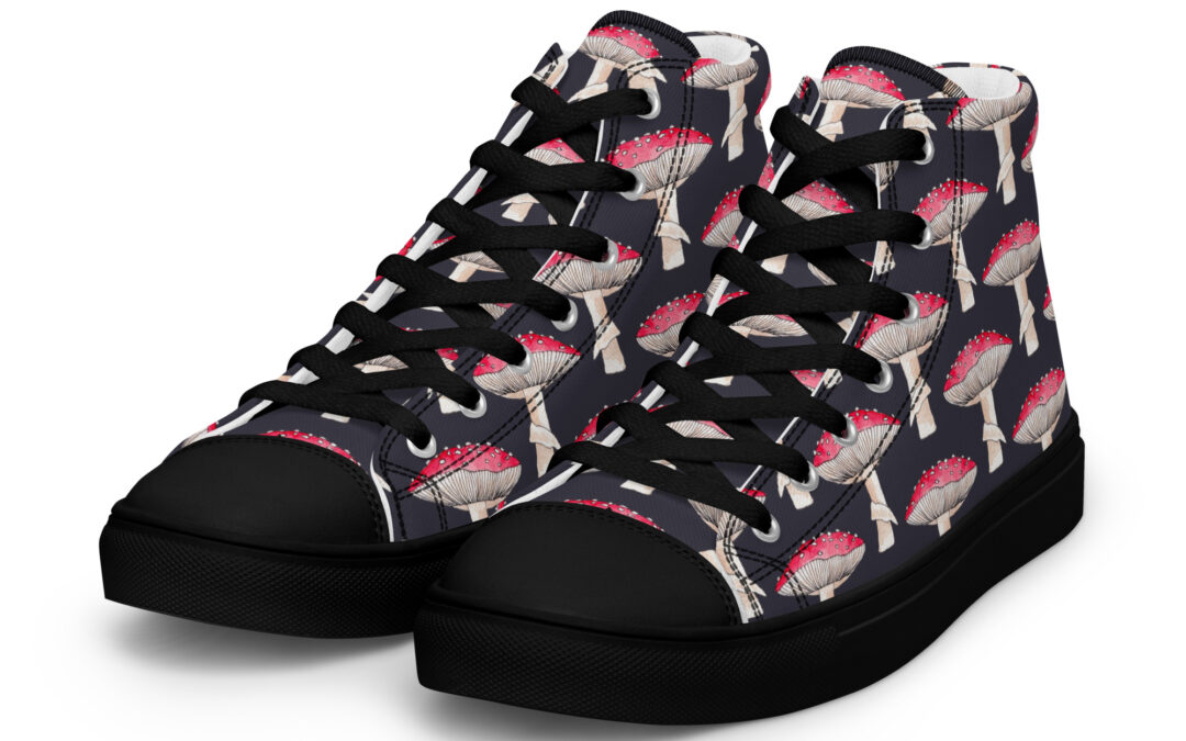Toadstool Women’s high top canvas shoes