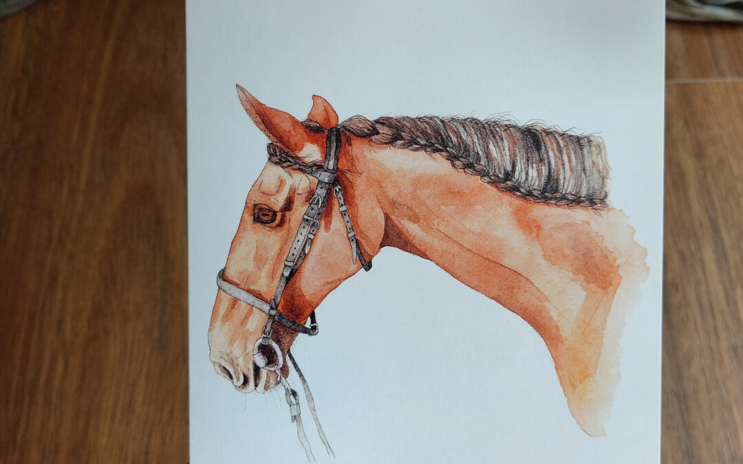Theo Horse Greeting Card