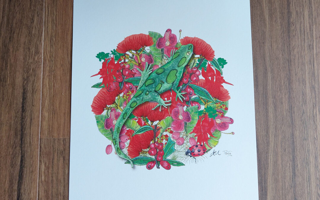 Gecko Art Print