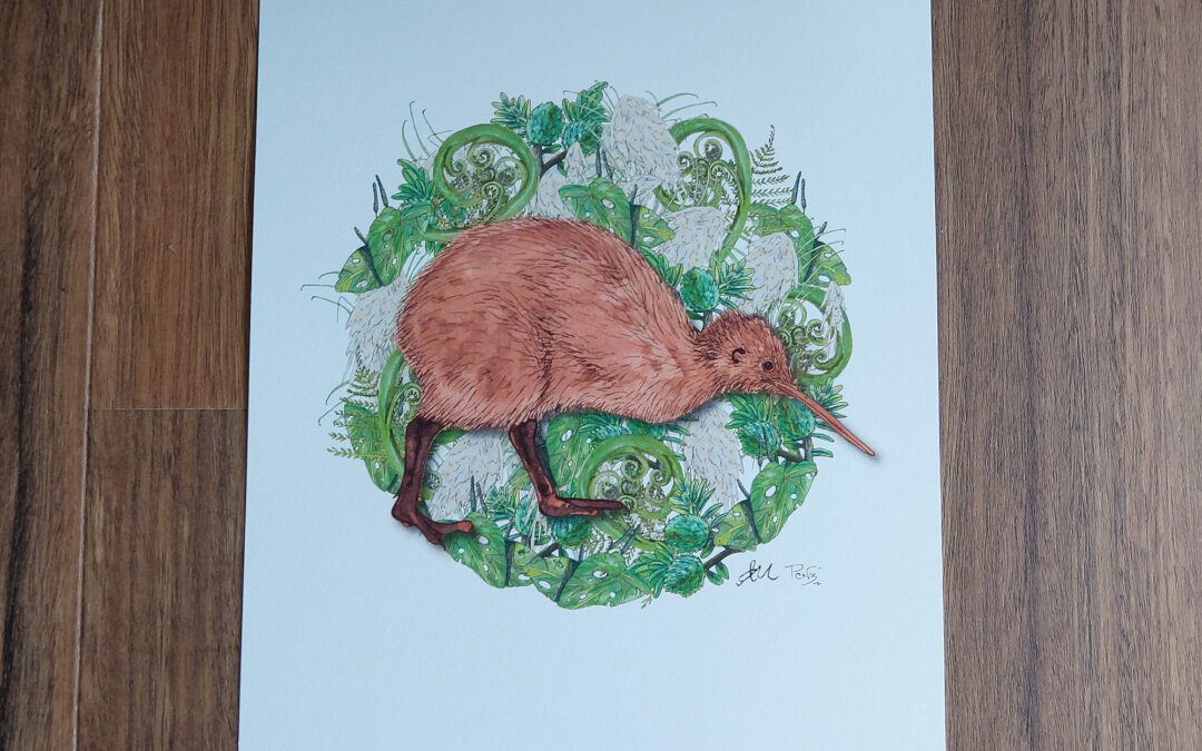 Kiwi Art Print