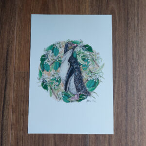 Yellow Eyed Penguin, Penny + Lesh Collab Collection, Penny+Lesh Collab, art prints, Penny Royal Design, birds