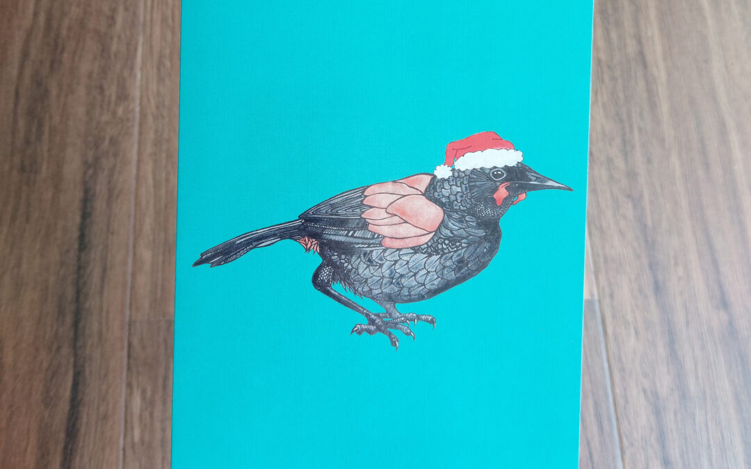 Saddleback Santa Greeting Card