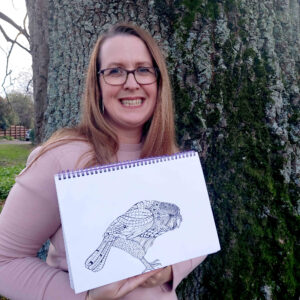 homewares, nz native birds throw blanket, blankets, penny royal design, print on demand, birds, kakapo,